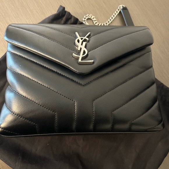 YSL Lou Lou small bag, silver hardware - Picture 3 of 16